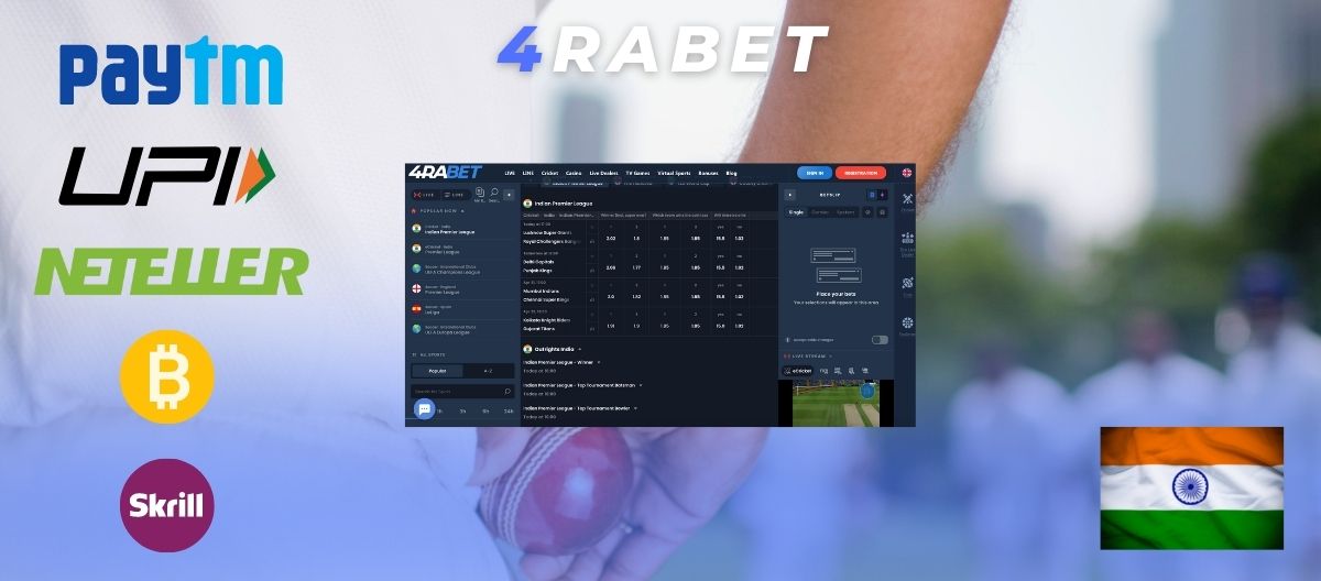 4rabet is a very famous and well promoted bookmaker in India with a huge number of cool features for newcomers