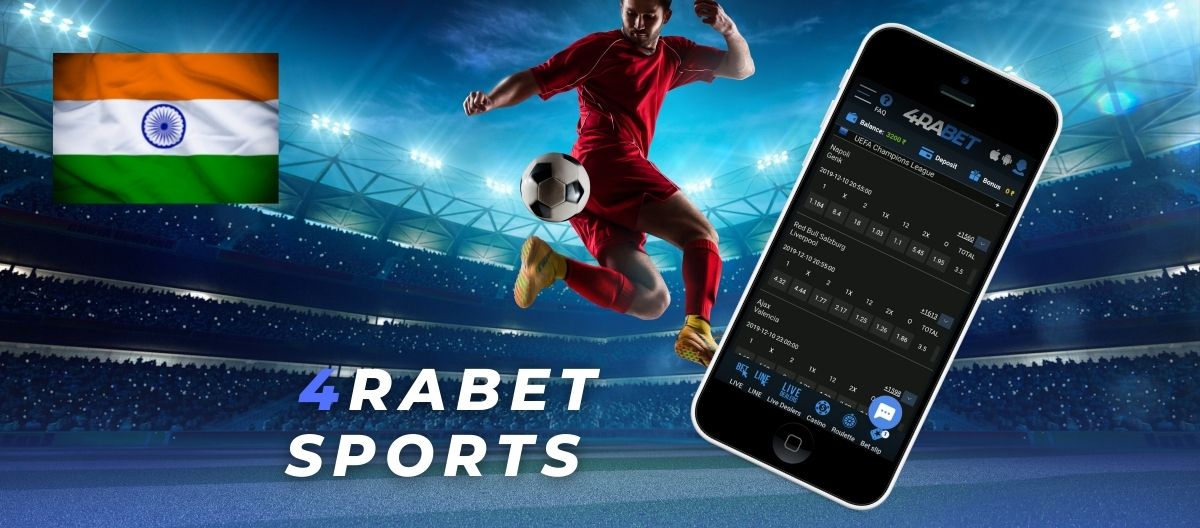 Betting on sport at 4rabet India Mobile App